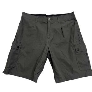 Orvis Voyager Short Mens 36 Gray Cargo Hiking Outdoor Stretch Fishing Travel
